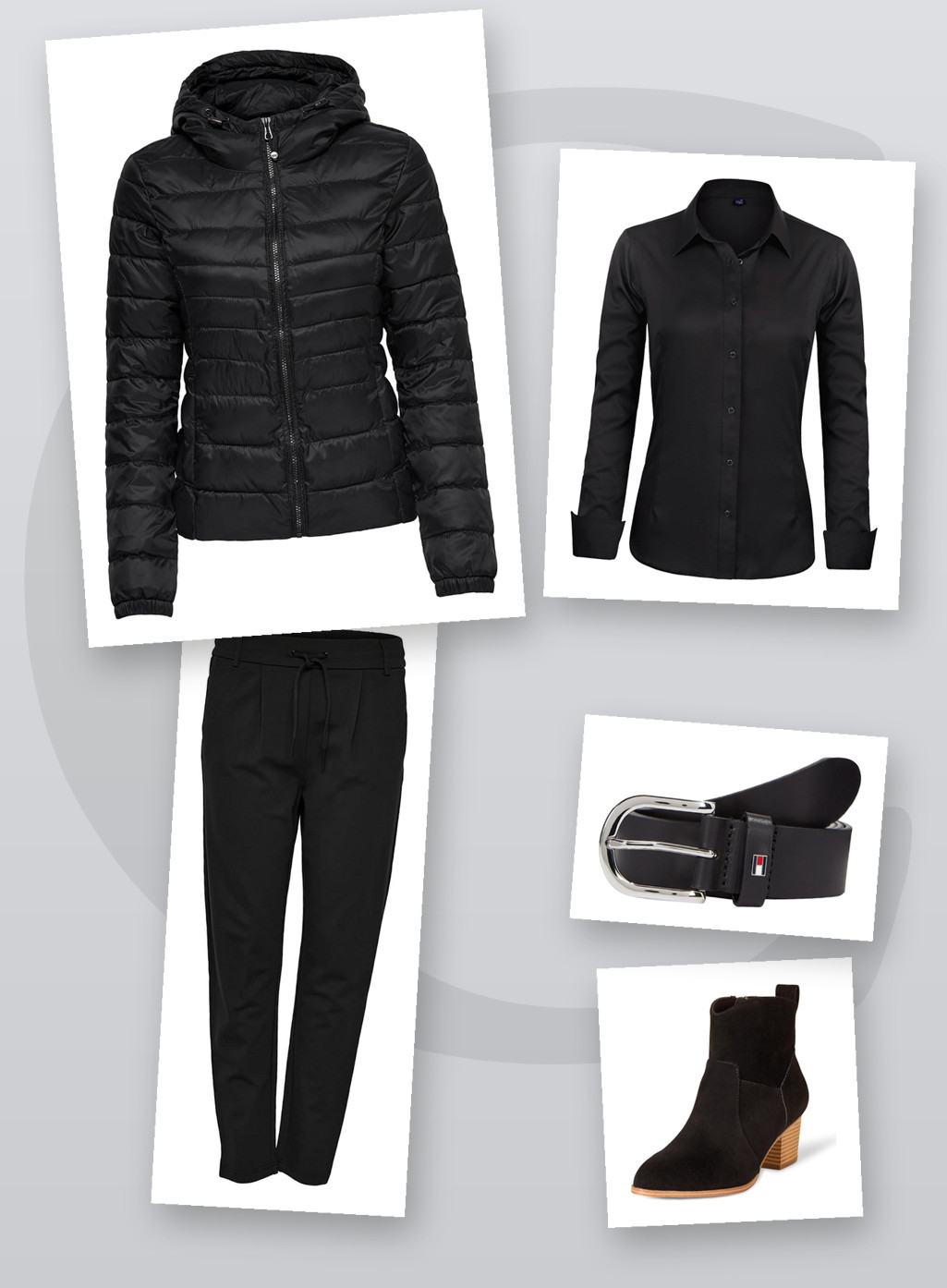 Herbst-Look Damen 2026 – Steppjacke, Hemdbluse & Chinohose kombinieren