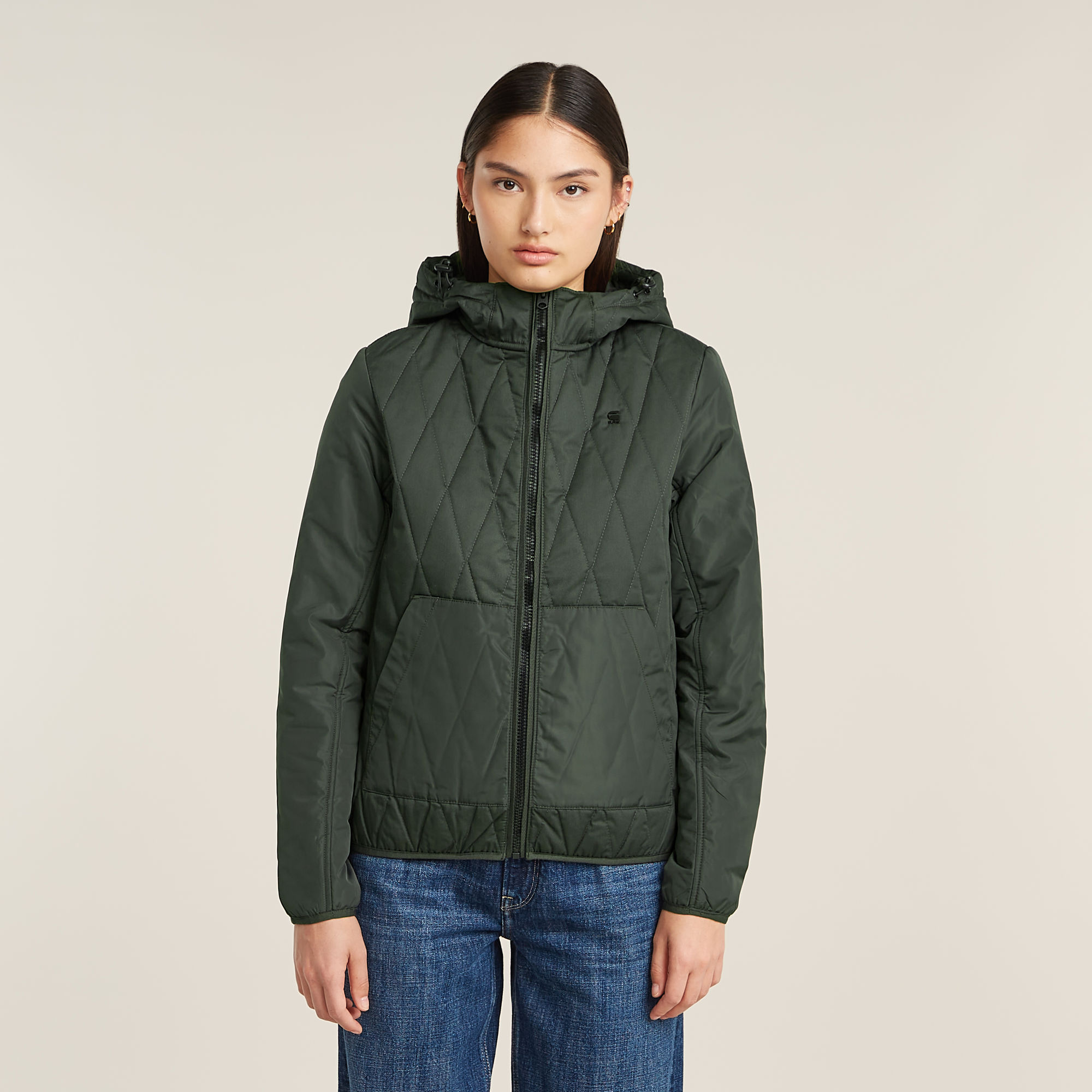 G-Star RAW · Steppjacke mit Kapuze