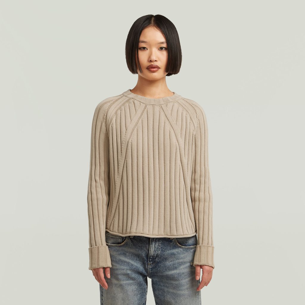 G-Star RAW · Rippenstrick-Pullover