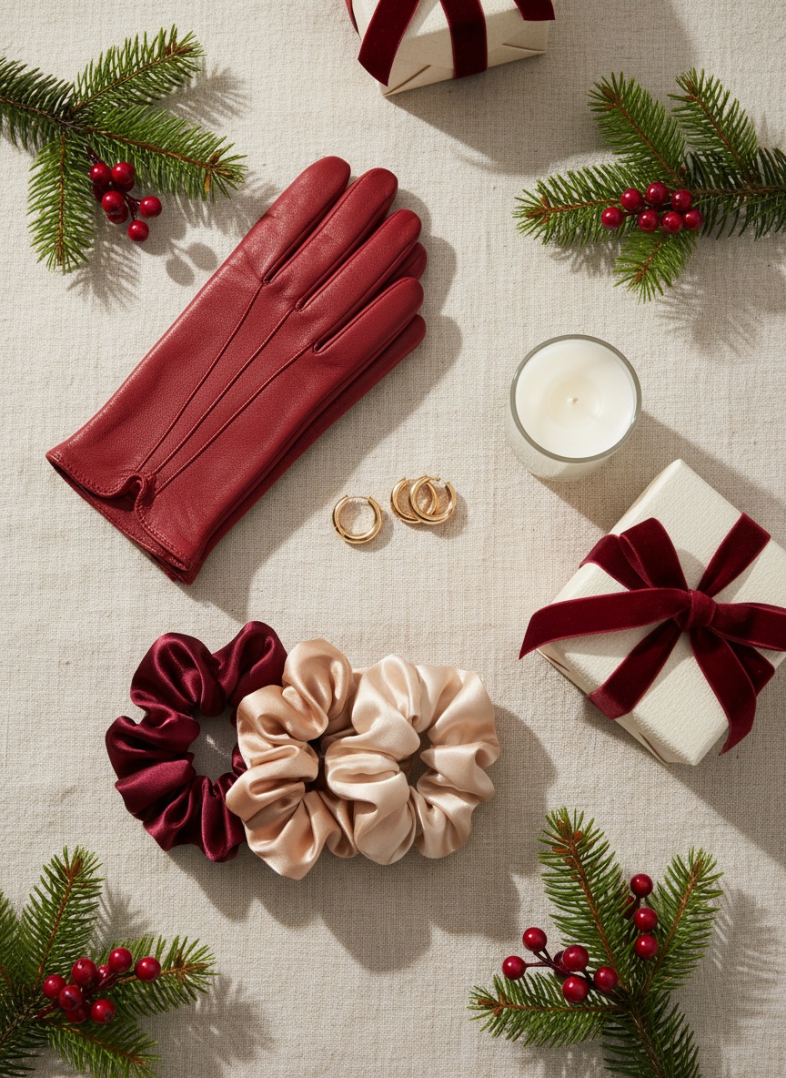 Small Christmas gifts for her – 12 ideas: gold jewellery, slippers, scarves and more