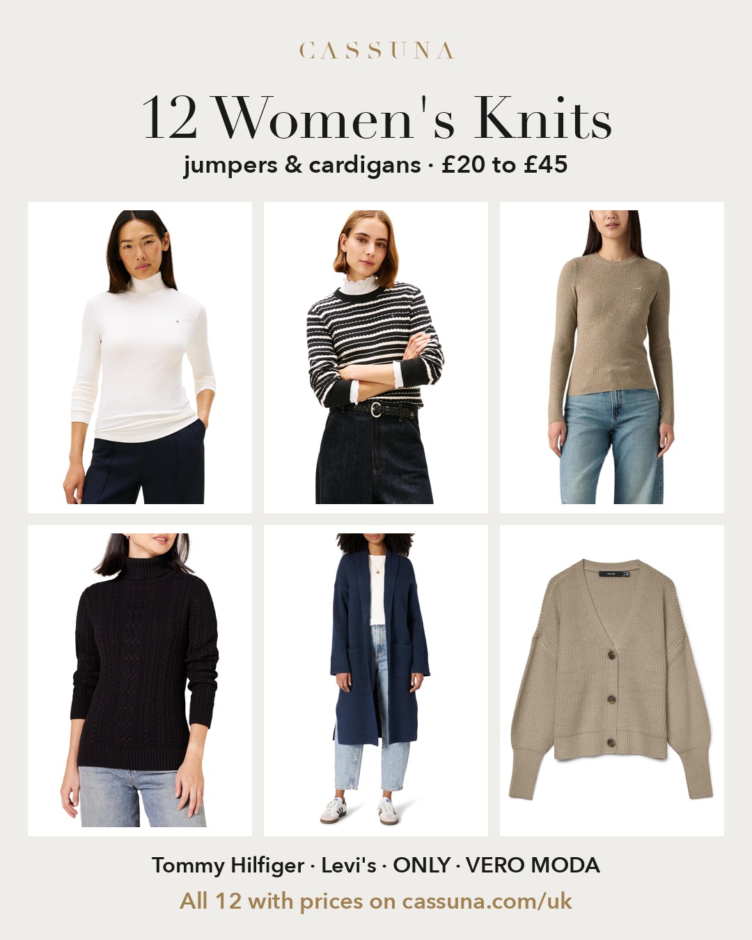 12 women’s jumpers & cardigans for autumn – £20 to £45 at Amazon