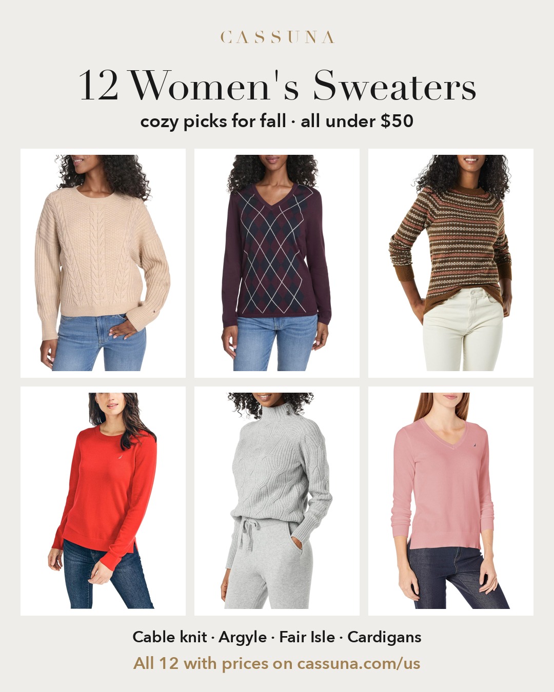 12 women’s sweaters for fall – all under $50 at Amazon.com